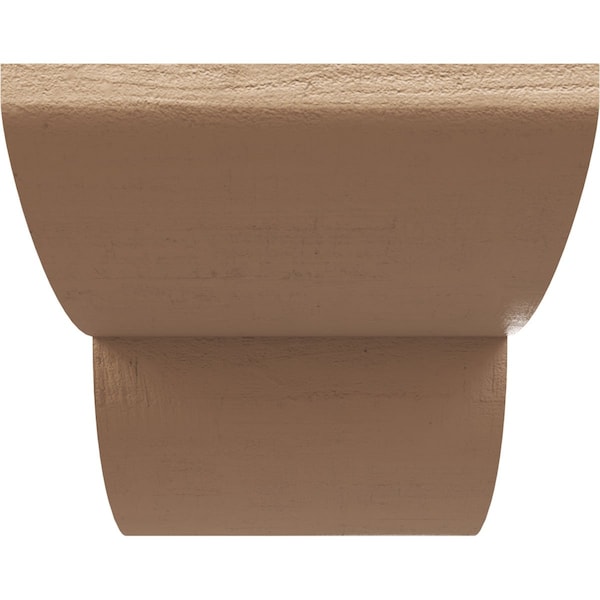 6in. W X 12in. D X 6in. H Series 3 Wide Crestline Rough Cedar Woodgrain TimberThane Corbel, Tan